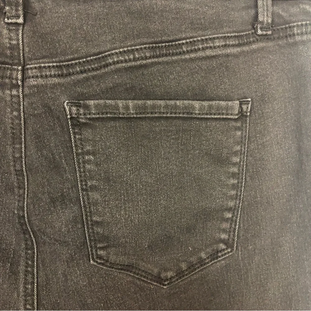 Talbots Women’s High Waisted Ankle Jegging Jeans Black Patch Pockets - Picture 5 of 9
